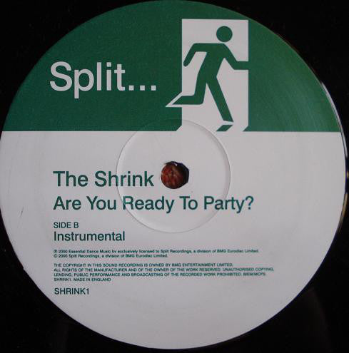 Shrink - Are You Ready To Party? - Used Vinyl Record 12"