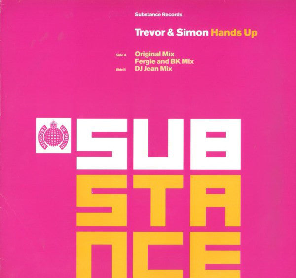 Trevor & Simon - Hands Up - Used Vinyl Record 12"