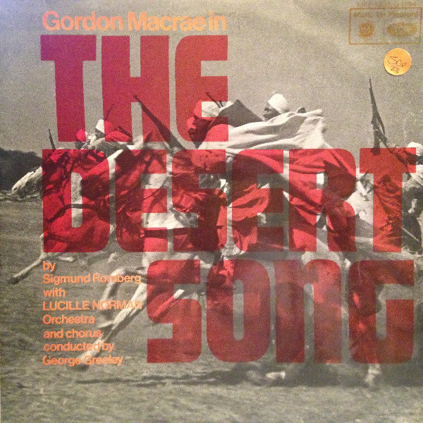 Sigmund Romberg - Desert Song - Used Vinyl Record