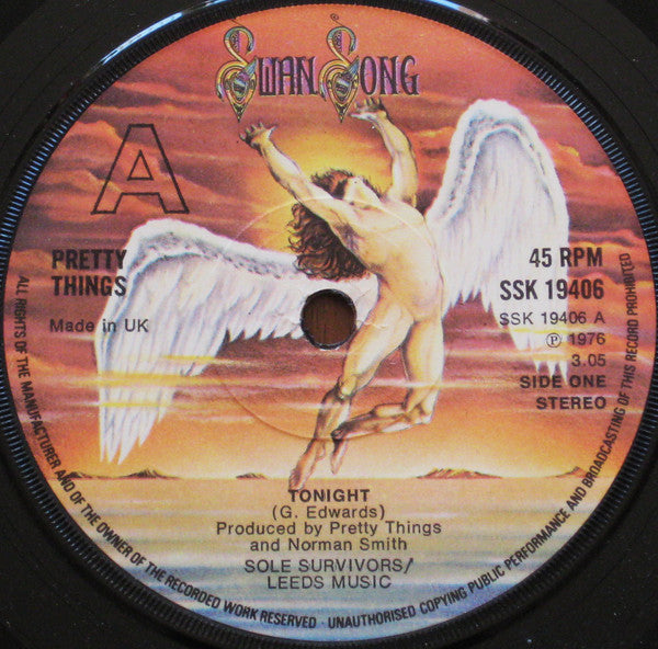 Pretty Things - Tonight - Used Vinyl Record 7"