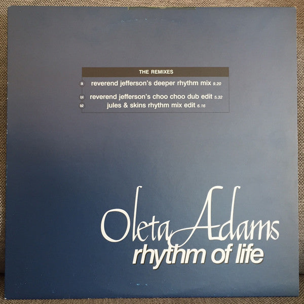 Oleta Adams - Rhythm Of Life (The Remixes) - Used Vinyl Reco