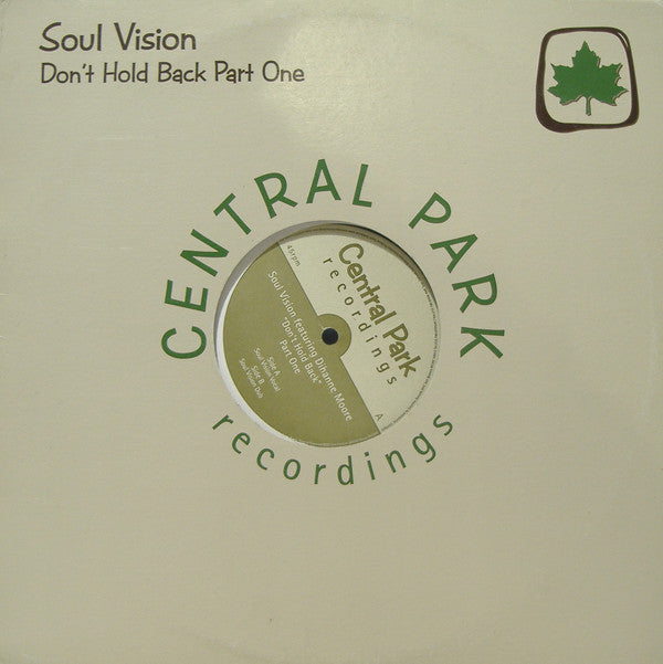 Soul Vision - Don't Hold Back (Part One) - Used Vinyl Record 12"