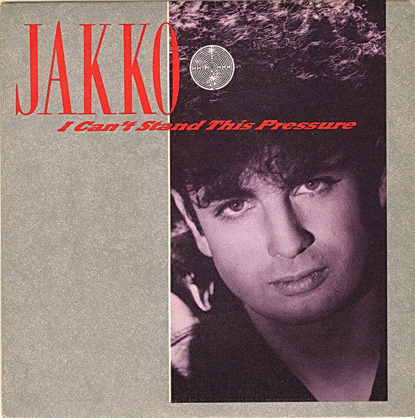 Jakko - I Can't Stand This Pressure - Used Vinyl Record 7"