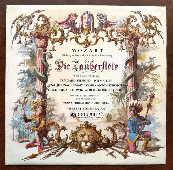 Wolfgang Amadeus Moz - Highlights From "Die Zauberflote" - Used Vinyl