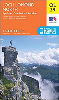 Ordnance Survey - Loch Lomond North, Tyndrum, Crianlarich & Arrochar :