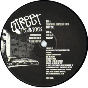 Drumsound & Simon "B - Street Technique Album Sampler - Used Vinyl Re