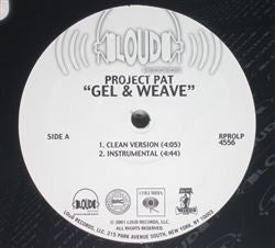 Project Pat - Gel & Weave - Used Vinyl Record 12"