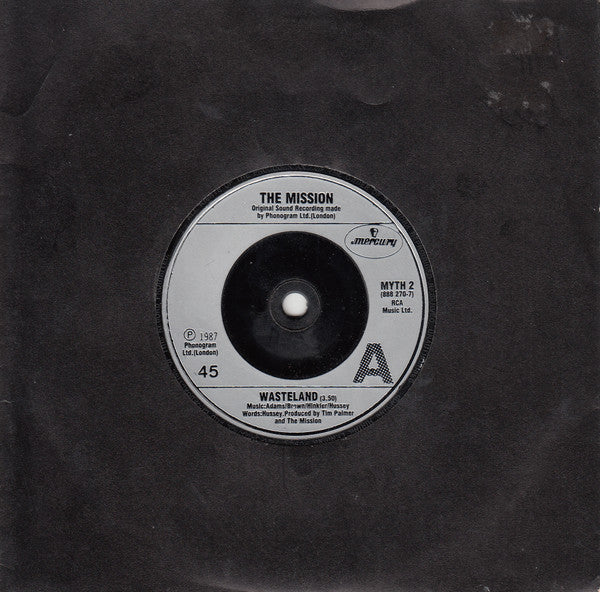 Mission - Wasteland - Used Vinyl Record 7"