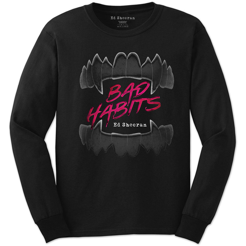 Ed Sheeran - tshirt - Unisex - Long Sleeves - Small