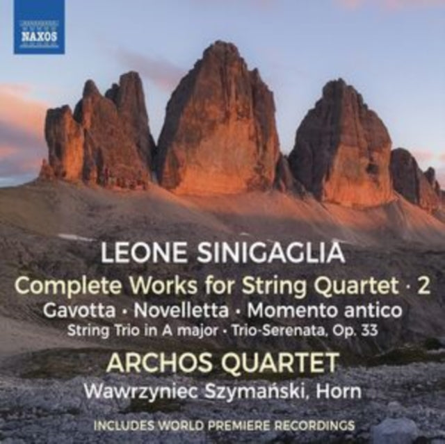ARCHOS QUARTET - LEONE SINIGAGLIA COMPLETE WOR - CD
