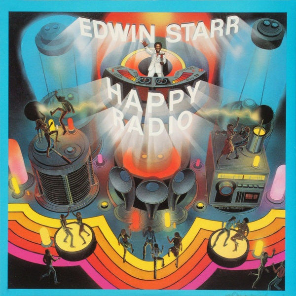 Edwin Starr - H.A.P.P.Y. Radio - Used Vinyl Record