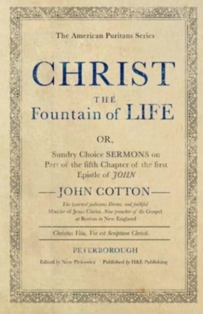 Cotton - Christ the Fountain of Life - New paperback or softback
