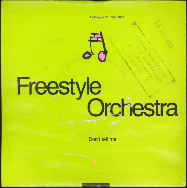 Freestyle Orchestra - Don't Tell Me - Used Vinyl Record 7"