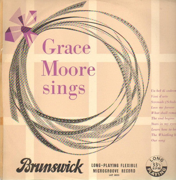 Grace Moore - Sings - Used Vinyl Record