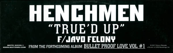 Henchmen - True'd Up - Used Vinyl Record 12"