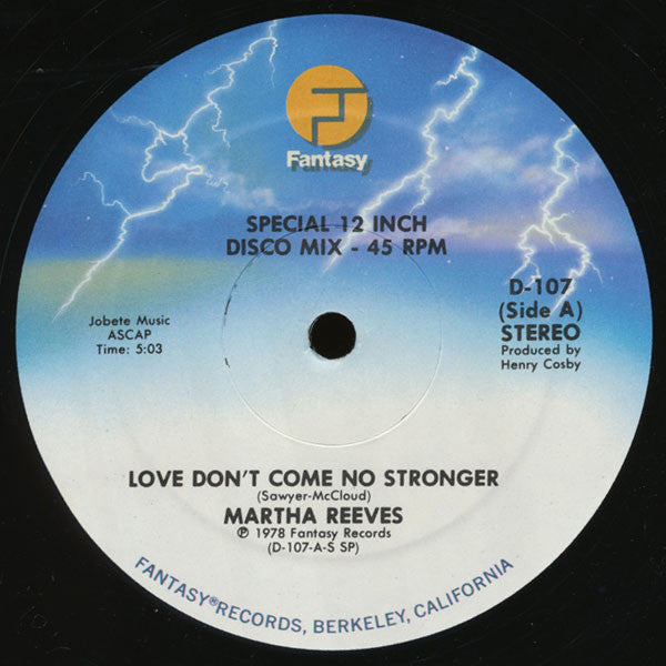 Martha Reeves - Love Don't Come No Stronger - Used Vinyl Record 12"