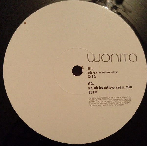 Wonita - Uh Oh - Used Vinyl Record 12"
