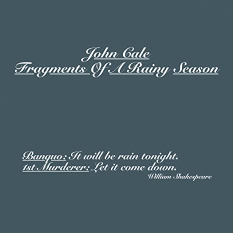 JOHN CALE - FRAGMENTS OF A RAINY SEASON - Vinyl Record 12" RECORD