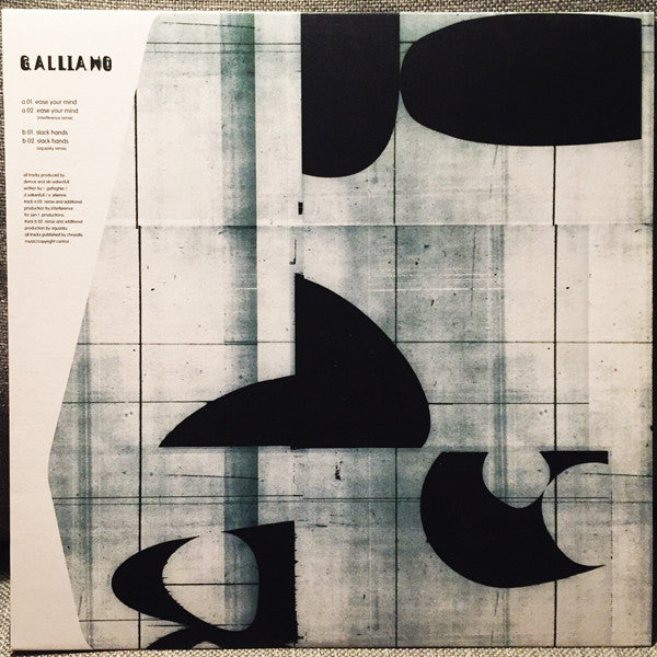 Galliano - Ease Your Mind / Slack Hands - Used Vinyl Record 12"
