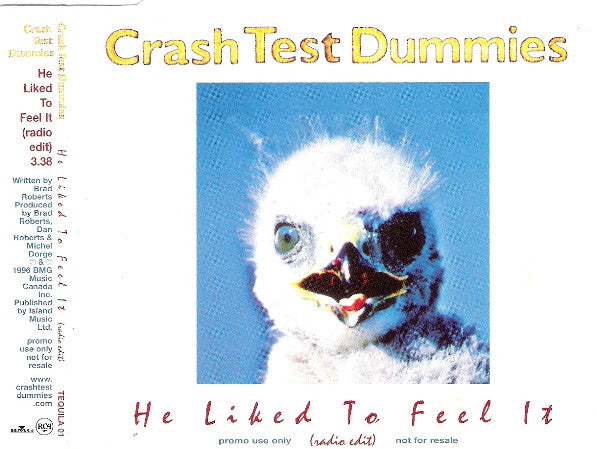 Crash Test Dummies - He Liked To Feel It - Used CD