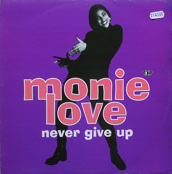 Monie Love - Never Give Up - Used Vinyl Record 12"