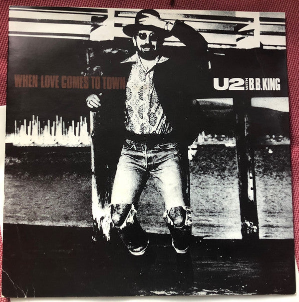 U2 - When Love Comes To Town - Used Vinyl Record 7"