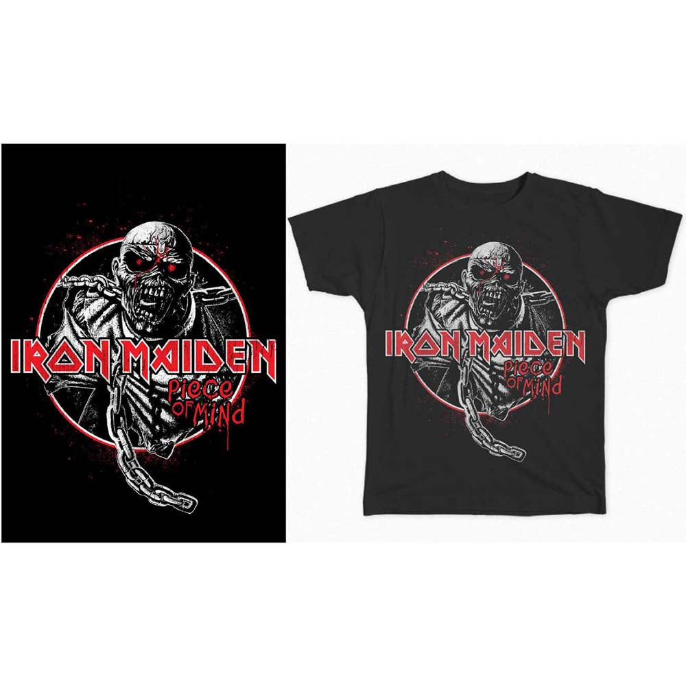 Iron Maiden - tshirt - Unisex - Short Sleeves - Large