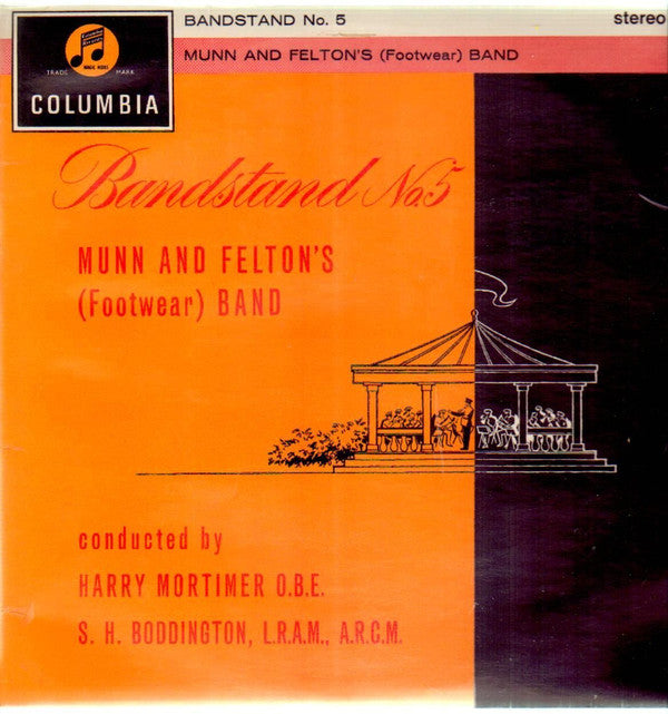 Munn And Felton's Wo - Bandstand No.5 - Used Vinyl Record