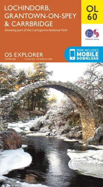Ordnance Survey - Lochindorb, Grantown-on-Spey & Carrbridge : OL 60 -