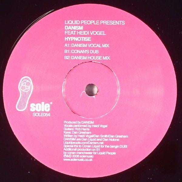 Liquid People - Hypnotise - Used Vinyl Record 12"