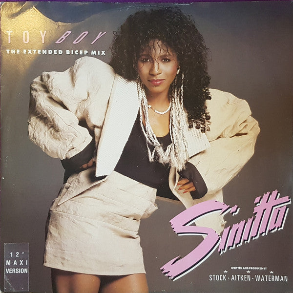 Sinitta - Toy Boy (The Extended Bicep Mix) - Used Vinyl Record 12"