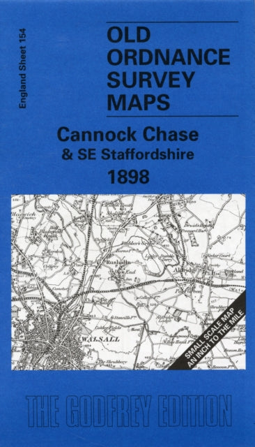John Boynton - Cannock Chase and SE Staffordshire 1898 : One Inch Map