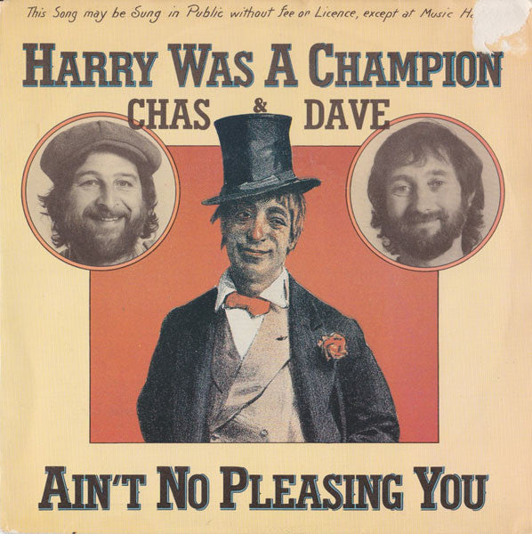 Chas And Dave - Harry Was A Champion / Ain't No Pleasing You - Used V