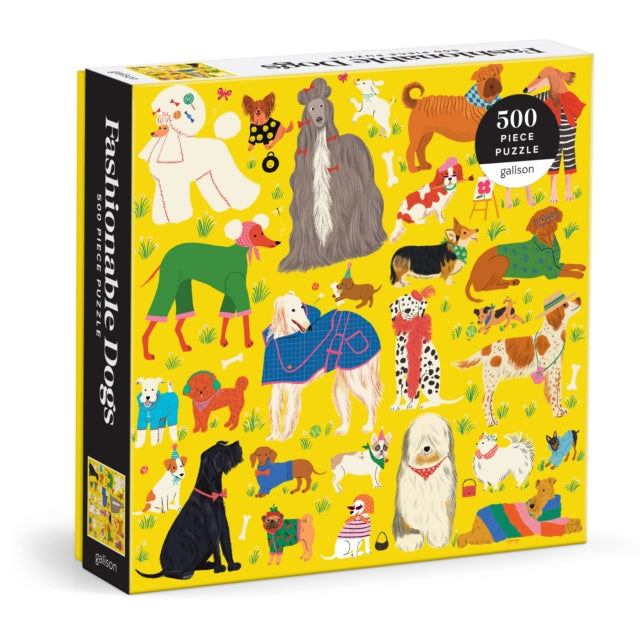 Ayang Cempaka - Fashionable Dogs 500 Piece Puzzle - New Jigsaw Puzzle