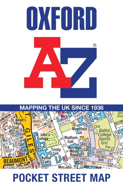 A-Z Maps - Oxford A-Z Pocket Street Map - New Sheet map