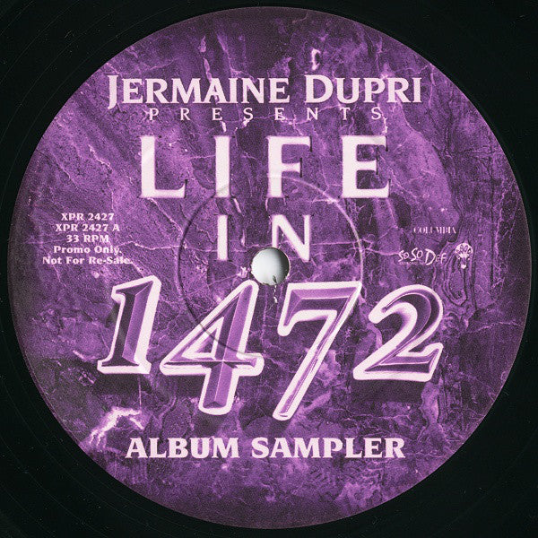 Jermaine Dupri - Life In 1472 (Album Sampler) - Used Vinyl Re