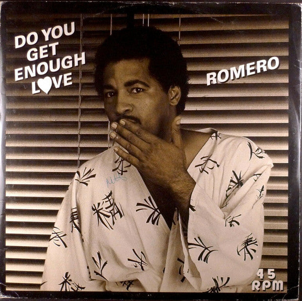 Romero - Do You Get Enough Love? - Used Vinyl Record 12"