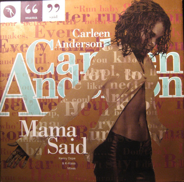 Carleen Anderson - Mama Said - Used Vinyl Record 12"