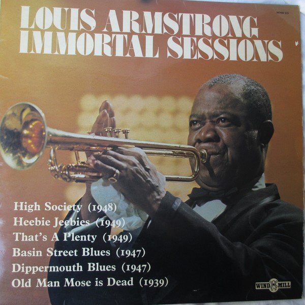 Louis Armstrong - Immortal Sessions - Used Vinyl Record