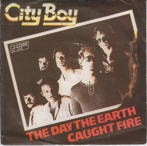 City Boy - Day The Earth Caught Fire - Used Vinyl Record 7"