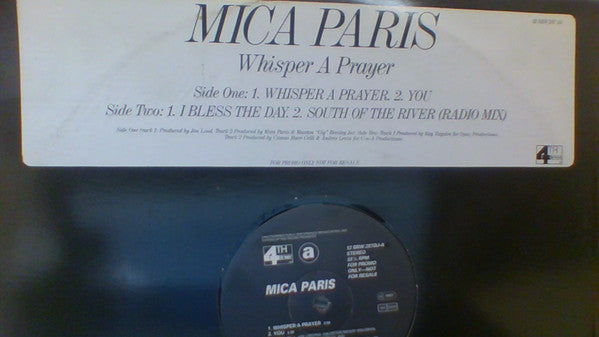 Mica Paris - Whisper A Prayer - Used Vinyl Record 12"