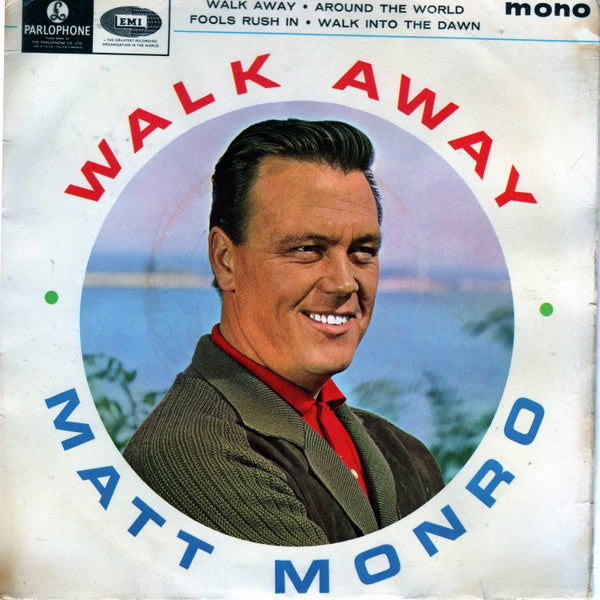 Matt Monro - Walk Away - Used Vinyl Record 7"