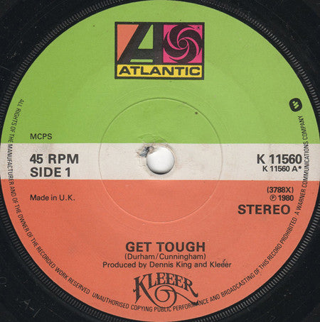 Kleeer - Get Tough - Used Vinyl Record 7"