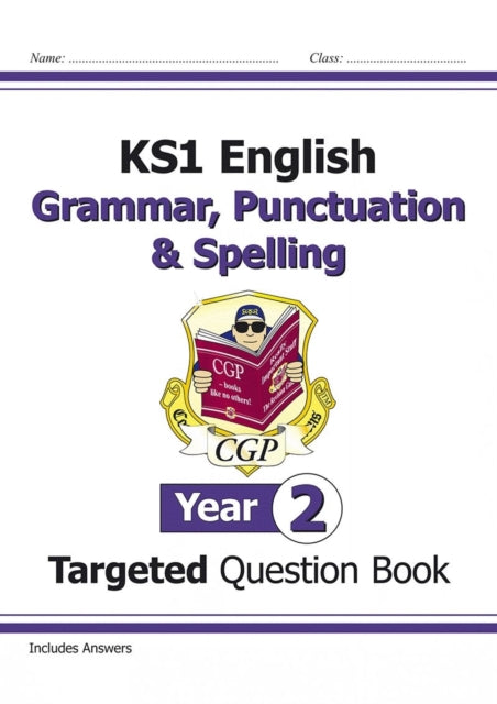 CGP Books - KS1 English Targeted Question Book: Grammar, Punctuation &