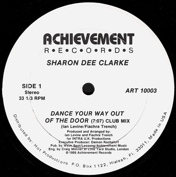 Sharon Dee Clarke - Dance Your Way Out Of The Door - Used Vinyl Recor
