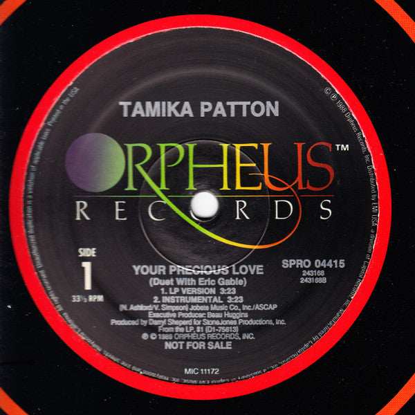 Tamika Patton - Your Precious Love / No More Lonely Nights -