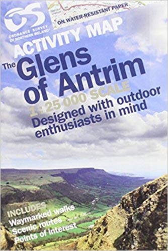 Ordnance Survey of N - Glens of Antrim - New Sheet map