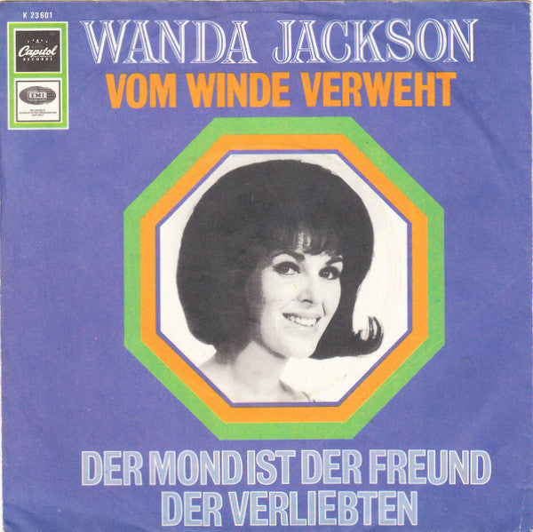 Wanda Jackson - Vom Winde Verweht - Used Vinyl Record 7"