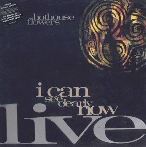 Hothouse Flowers - I Can See Clearly Now Live - Used Vinyl Record 12"