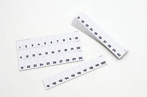 Oxford University Pr - Numicon: Card 1-100 Number Track - New Poster